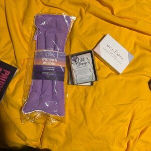Zen Wellness Bundle: Lavender Heating Pad, Mind Cards & Flower Necklace